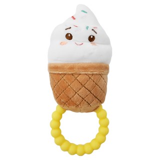 Mary Meyer蜜兒 柔軟手搖鈴, 甜蜜蜜甜筒寶, 觸感柔軟親膚舒適, 1個