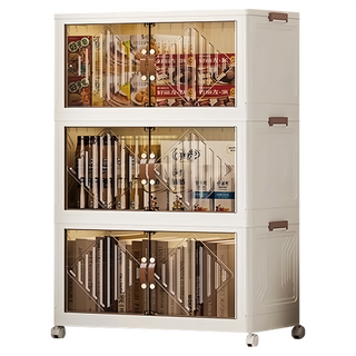 雙開門折疊櫃 主櫃 60面寬 三層 BF094 , 103.5 x 60 x 34cm, BF094, 1個