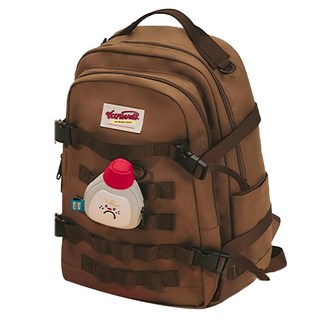 Vanwalk 原創日系校園女學生大容量書包 巧克力色 V2630, 1入, 30 x 12.5 x 41cm