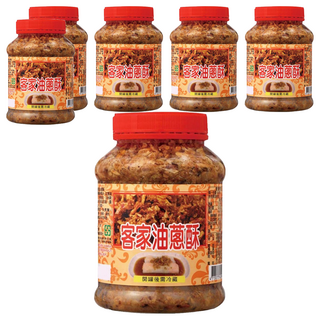 軒香 客家油蔥酥 料理佐料 各式料理皆可添加 客家風味, 600g, 6罐