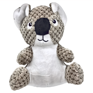 高質感毛絨玩偶 無尾熊, 玉米絨布 PP棉 發聲器, 無尾熊 灰色, 1個, 11cm