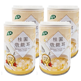 青葉 桂圓燉銀耳, 250g, 4罐