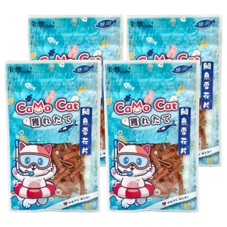 卡默CoMo 鯛魚雪花片 貓零食 30g*4包, 鯛魚