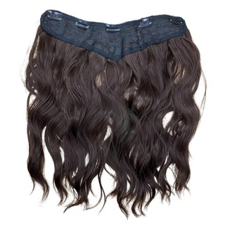 魔髮樂 U型髮片 羊毛捲 16吋, 巧克力色, 1件