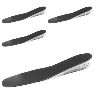 小麥購物 增高鞋墊 全墊 Y521, 2.5cm, 黑色, 4雙