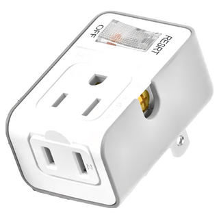 POLYWELL 寶利威爾 3變2插頭 帶開關轉接頭 PW15-T05-A025, PU-1123, 1個