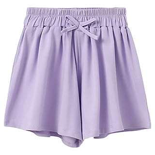 KR SKANGEL 甜美舞燕冰感瑜珈短褲 羅蘭紫 L