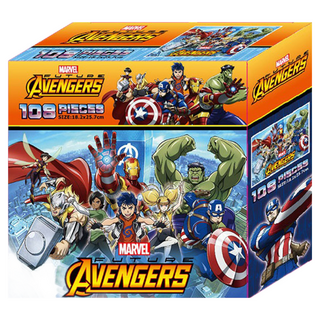 AVENGERS 復仇者聯盟 拼圖 漫威未來復仇者 Set 108片, 1盒