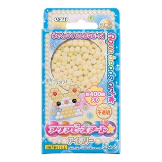 EPOCH 水串珠單色補充包 象牙白 約400顆, 1盒