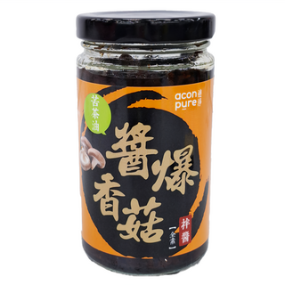 連淨 苦茶油醬爆香菇拌醬, 全素, 210g, 1罐