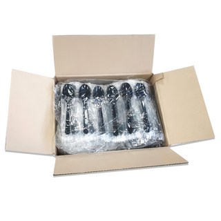 Drawlife 獨立包裝湯匙 黑色款 PP 塑膠材質 耐熱溫度 -20°C~80°C 韓國產, 200個, 1組