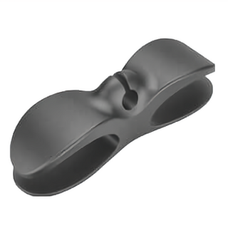 電源線收納夾 Set 15個 尺寸 2.8x10.3cm TPR材質, 黑色