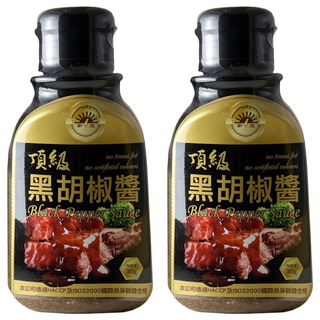 新光洋菜 頂級黑胡椒醬, 300g, 2瓶
