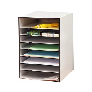 Fomerit 文件整理盒, 8層, 白色