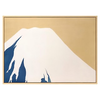 Boluo 菠蘿選畫所 掛畫 懷舊的富士山, 40 x 30cm, 木色