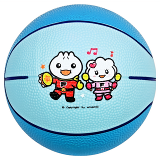 風車圖書 FOOD超人 兒童運動籃球, 淺藍, 1個
