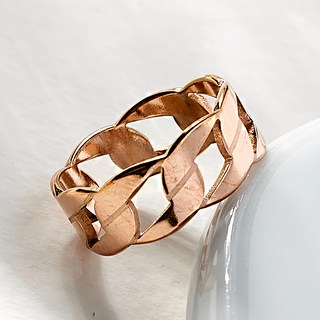 NOID-B 女性手術鋼粗硬鏈條造型戒指