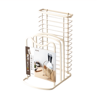 樂司廚品 小鐵刀具砧板架 刀具砧板鍋蓋收納架, K0245A, 1個