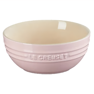 LE CREUSET 瓷器韓式湯碗 14cm, 雪紡粉, 1個