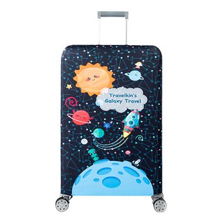 理享家 行李箱保護套 彈力耐磨材質 防塵保護, S(18~21吋), 地球星空