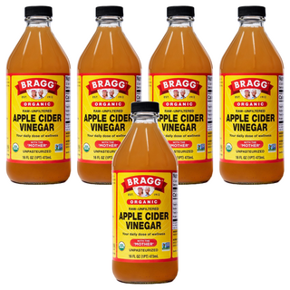 BRAGG 有機蘋果醋, 473ml, 5瓶