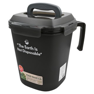 LocknLock 樂扣樂扣 廚餘回收桶 4.8L, 灰色, 1個
