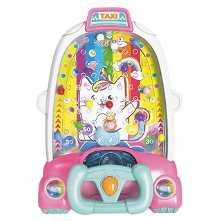 小貝星 電動聲光彈珠台遊戲 柏青哥 2850, 1組, 粉色