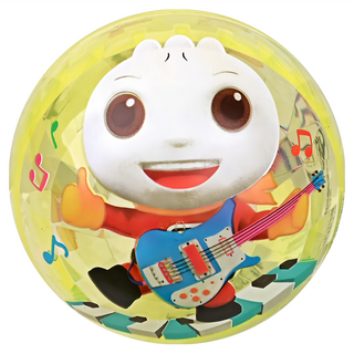 風車圖書 FOOD 超人閃亮球 黃色 趣味造型 寶寶玩具首選, 1個