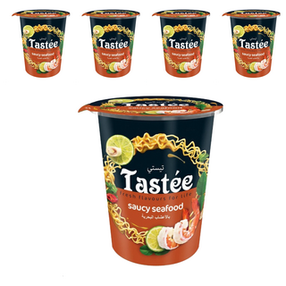 Tastee 海鮮味杯麵 65g, 5入