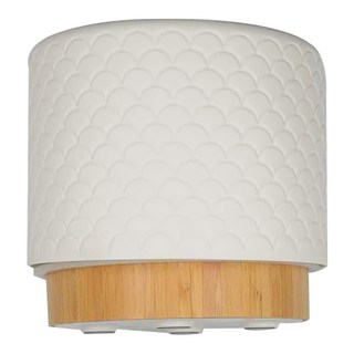 白玉波浪橡木香氛水氧機，280ml, CAAD0101, 白色