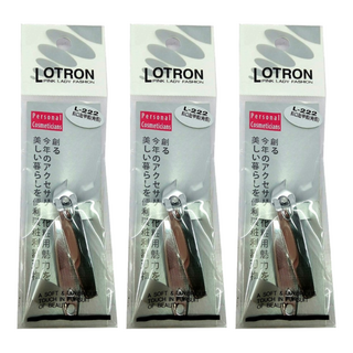 LOTRON 斜口趾甲剪 L-222, 3個