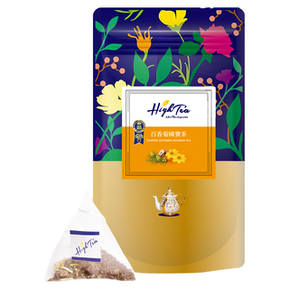 High Tea 伂橙 百香菊國寶茶 2.5g x 12包，無咖啡因，舒緩身心, 1袋