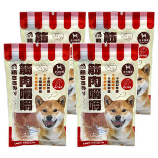 筋肉嚼嚼 狗零食 蜜汁雞腿肉 4包 80g, 天然手作 低溫烘焙 全犬種適用