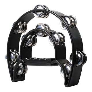 恩心樂器 半月鈴鼓 黑色 教學打擊樂器 節奏樂器 音樂啟蒙, 1個