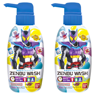 BANDAI 假面騎士三合一洗髮精-蘇打香, 300ml, 2瓶