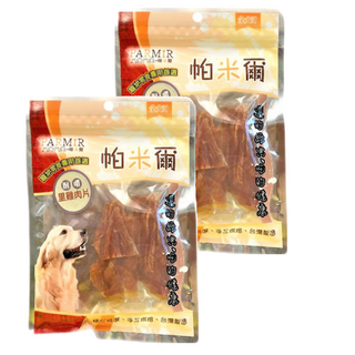 PARMIR 帕米爾 里雞肉片, 台灣製造, 真空包裝, 全犬用, 雞肉, 120g, 2包