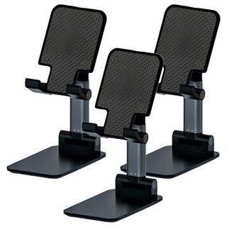 葉子小舖 折疊手機支架, T9, 黑色, 3個