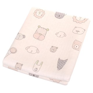 Wonabang 動物印花防水保潔墊, 62 x 85cm, 米色, 1個