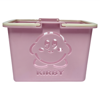 星之卡比 迷你手提籃 聚丙烯材質, 117 x 80 x 85mm, 粉紅色, 1個