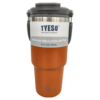 TYESO 泰碩 手提304不銹鋼水杯, 陽光澄, 750ml, 1個