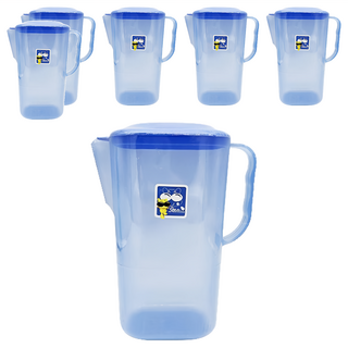 GIMI 吉米 大品味水壺 Set 6個 17.3x10x22.5cm 供食品接觸用途, 顏色隨機, 1.8L, 1組