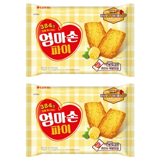 LOTTE 樂天 千層派餅乾 254g, 2袋