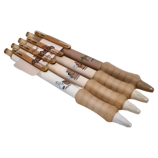 lopet 樂派 Capybara卡皮巴拉按動中性筆 4支 0.5mm, LT-1358, 1盒