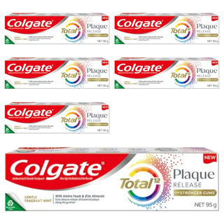 Colgate 高露潔 全效抗牙菌斑清恬薄荷牙膏, 95g, 6條