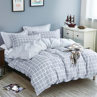 J-bedtime 床寢時光 台灣製100%純棉單人床包枕套組 s9108s-h