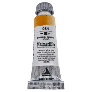 MaIMeRI 美利 藍管狀水彩 S3 084 CADMIUM YELLOW DEEP 深鉻黃, 12ml, 1色