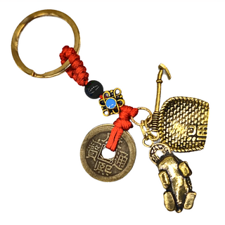 開運吊飾 黃銅貔貅系列 E款, 50G, 1組