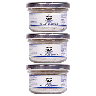 TARTUFI Morra 阿爾巴松露世家 松露鹽 100g 義大利原裝進口, 3罐