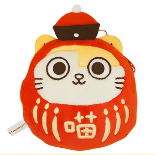 黃阿瑪的後宮生活 票卡零錢包 絨毛材質, 13 x 12cm, 黃阿瑪達摩