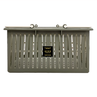 GINII 基尼 功能野餐方形提籃 透氣通風孔設計, 莫蘭迪綠, 1個